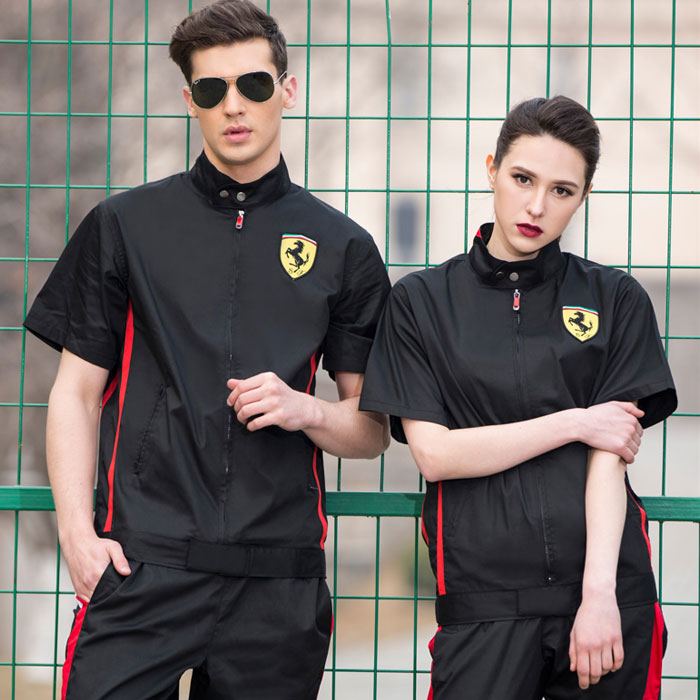 法拉利汽車4S店工作服 維修工作服 JL-QX016