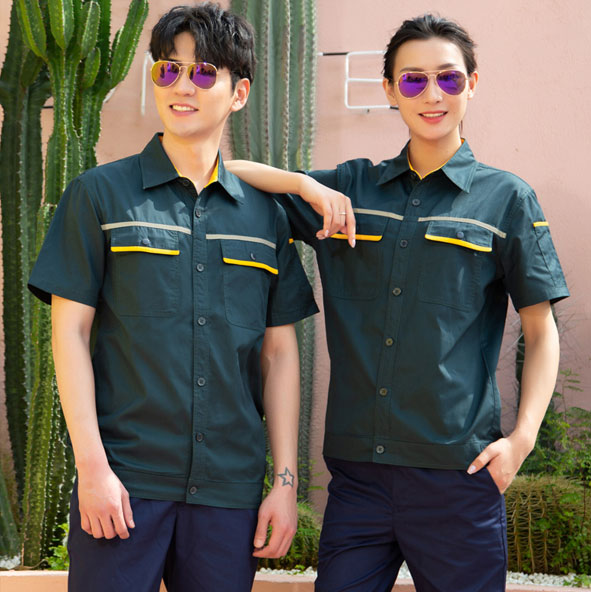 耐磨工作服薄款 短袖工服 JL-GC007