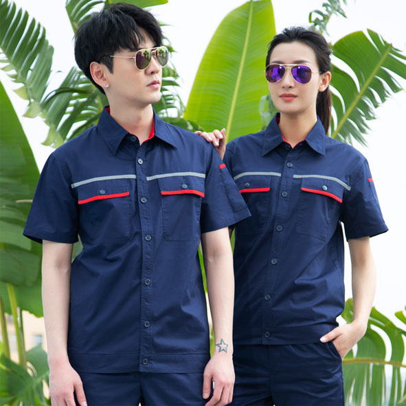 耐磨工作服薄款 短袖工服 JL-GC007