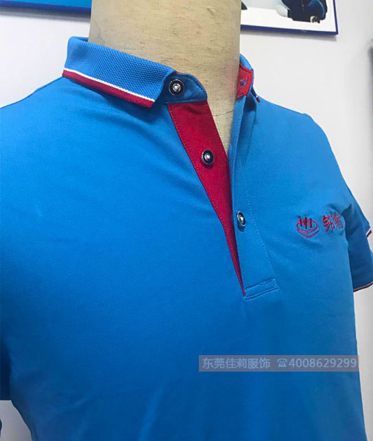 高爾夫珠地，側面圖--佳莉服飾